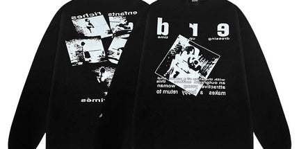 ERD Sketch Graffiti Long Sleeve T-Shirt