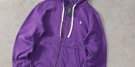 Pony Embroidered Zip Hoodie