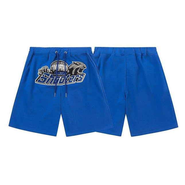 Trapstar Leopard Embroidered Shorts