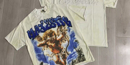 MAJESTIK vintage rhinestone casual T-shirt