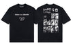 S / E90 Chest Handcuff Slogan Print
