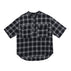 S / FOG Main Line Plaid Short Sleeve Shirt Black Gray FOG Main Line Plaid Short Sleeve Shirt
