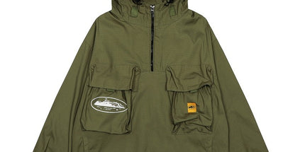Alcatraz Utility Pocket Hooded Jacket