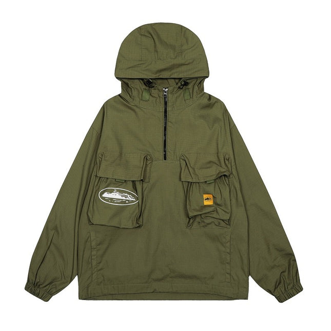 Alcatraz Utility Pocket Hooded Jacket