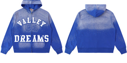 Vale Forever Cheetah Zip Up hoodie