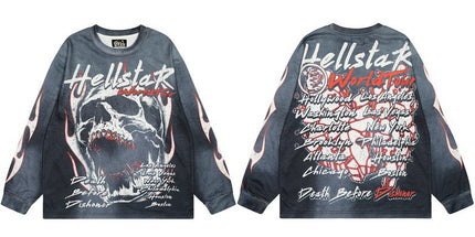 Hellstar Distressed Long Sleeve T-Shirt