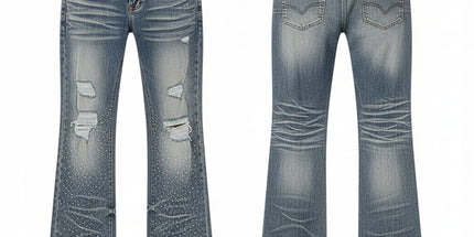 Purple Brand flare fit jeans
