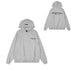 S / 859 gray sweatshirt thick letters