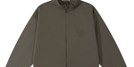 Essentials Flocked Zip Jacket