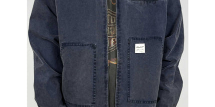 Vintage Contrast Cargo Jacket