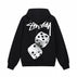 S / Black [silver dice]