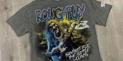 RoughPlay Distressed Rhinestone T-Shirt