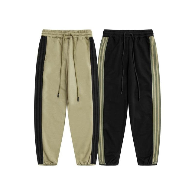 Essentials Three-Stripe Wide-Leg Joggers