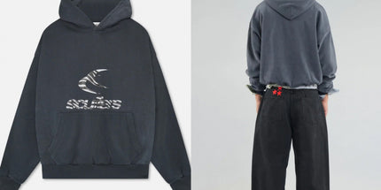 Short-Sleeve Letter Hoodie