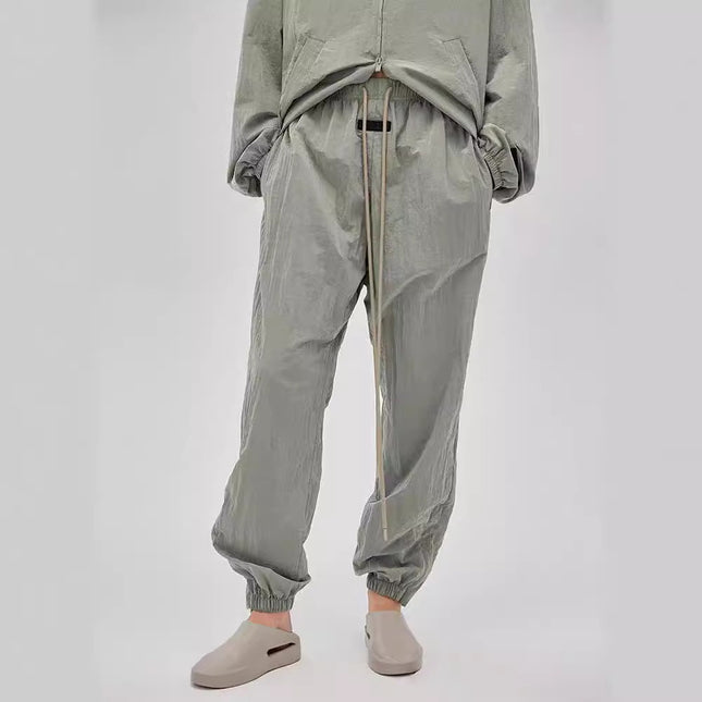 Essentials Nylon Pleated Joggers