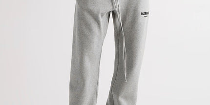 Essentials Flocked Wide-Leg Sweatpants