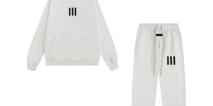 Essentials Three-Bar Fleece Tracksuit Set