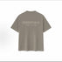 XS / 25 Gold-stamped deep misty gray short-sleeved shirt