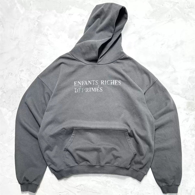 ERD Washed Letter Hoodie