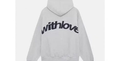 Short-Sleeve Letter Hoodie