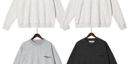 Essentials Flocked Mock-Neck Sweater
