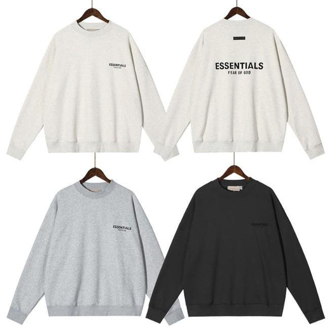 Essentials Flocked Mock-Neck Sweater