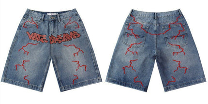 Vale Washed Denim Shorts