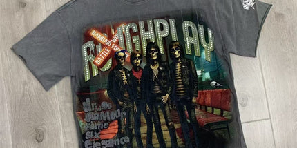 RoughPlay Distressed Rhinestone T-Shirt