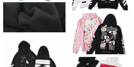 Off-White Twill Print Hoodie