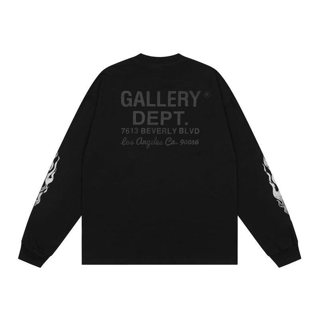 Gallery Dept Flame Long Sleeve T-Shirt