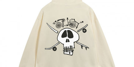 Dice Skull Zip Hoodie