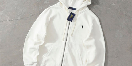 Pony Embroidered Zip Hoodie