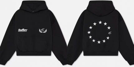 Short-Sleeve Letter Hoodie