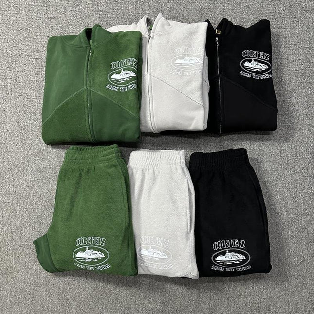 Alcatraz Patchwork Zip Tracksuit Set