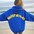 S / Royal blue yellow letters