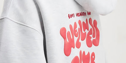 Women's Drop-Shoulder Print Hoodie