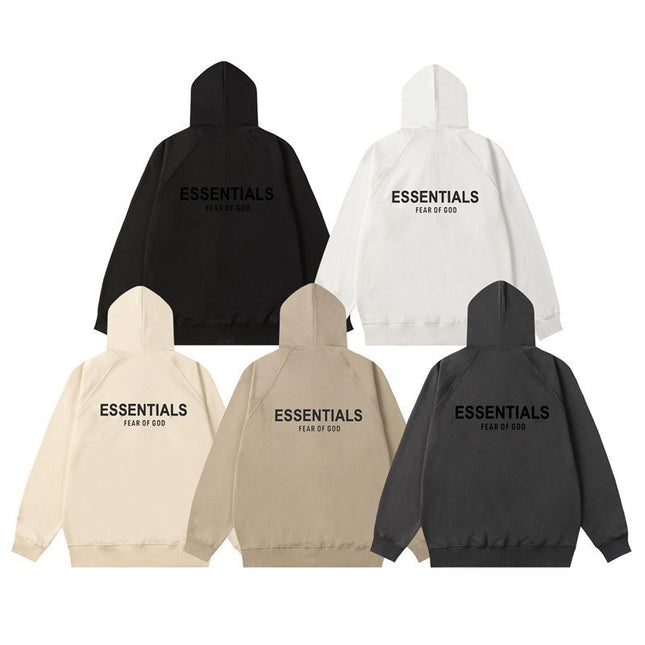 Essentials Silicone Logo Zip Hoodie