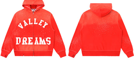 Vale Forever Cheetah Zip Up hoodie