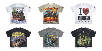 RoughPlay Distressed Rhinestone T-Shirt