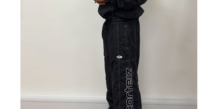 Men's Embroidered Stand-Collar Jacket
