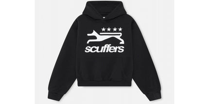 Short-Sleeve Letter Hoodie