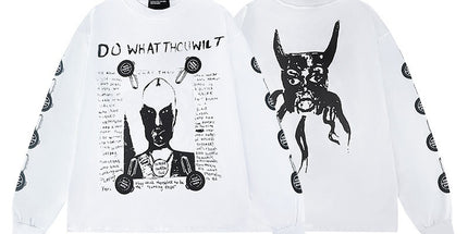 ERD Sketch Graffiti Long Sleeve T-Shirt