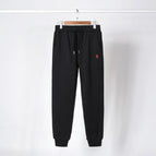 Sweatpants with black red label