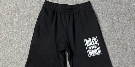 Alcatraz Vintage Letter Shorts