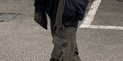 Undermycar Layered Zip Hoodie