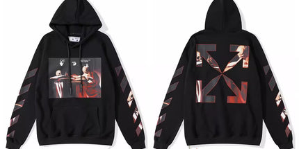 Off-White Twill Print Hoodie