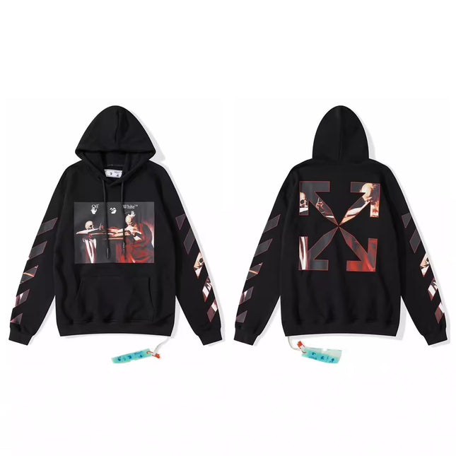 Off-White Twill Print Hoodie