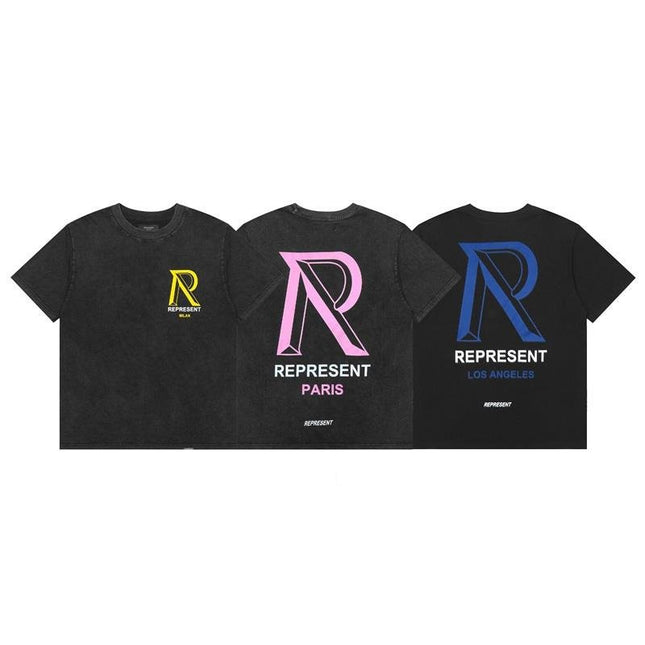 Represent Washed Logo T-Shirt