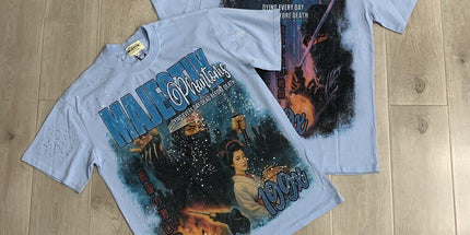 MAJESTIK vintage rhinestone casual T-shirt