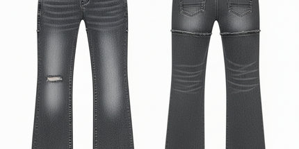 Purple Brand flare fit jeans